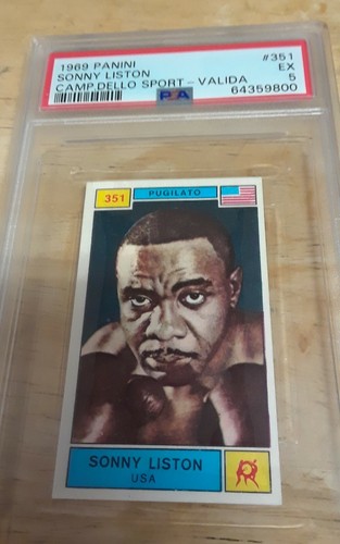 Sonny Liston #351 — 1969 boxing card