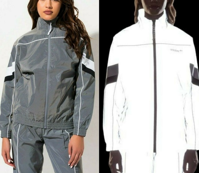 silver adidas tracksuit
