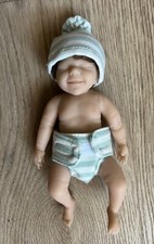 6-Inch Miniature Reborn Baby Dolls Silicone Full Body Baby Soft Skin Mini Baby
