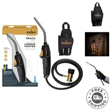 Hose Torch, Trigger-Start Hose Torch with Included Holster For Fuel Canister,...