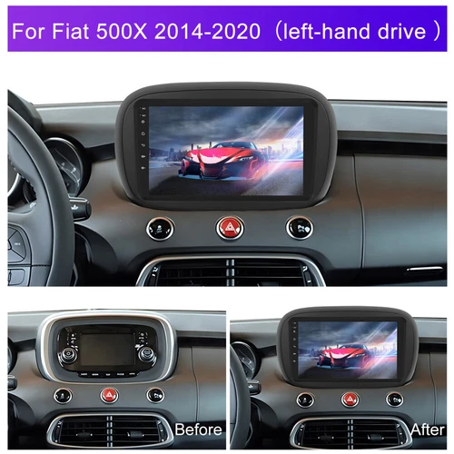 32G Für Fiat 500X 2014-2020 Android 13 Autoradio CarPlay Kam Navi RDS BT DE - Bild 2 von 13