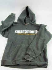 SmartMouth Beer SWEATSHIRT Hoodie Brewery Logo Norfolk Virginia Beach M C233