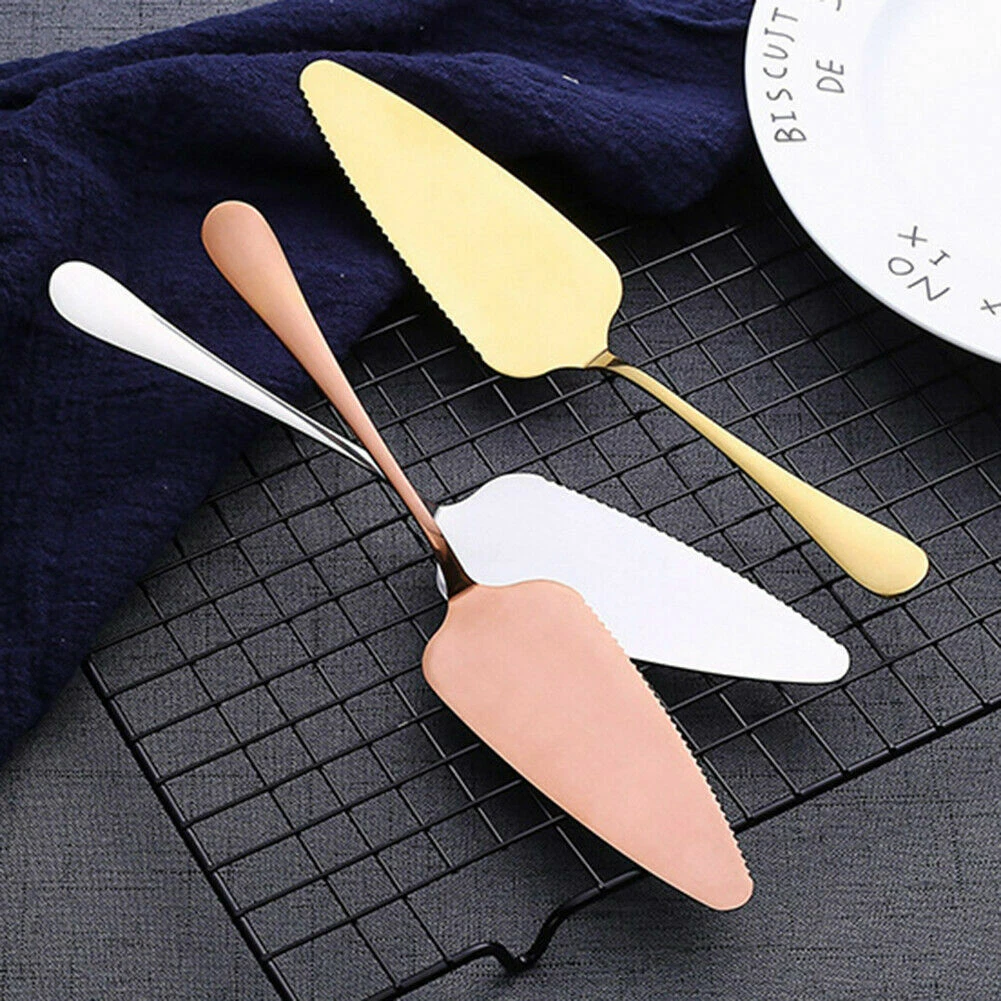 Premium Stainless Steel Cake Shovel Pizza Cutter Knife Baking