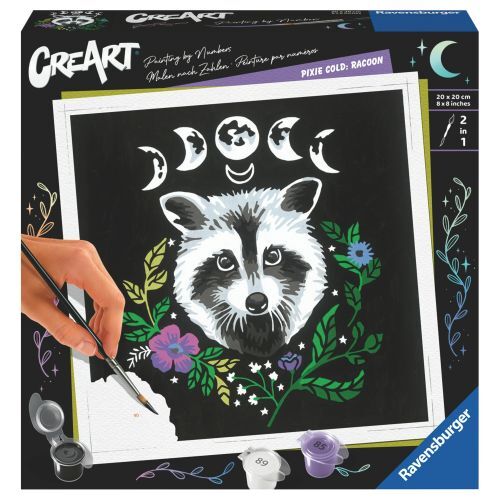 Ravensburger RVB23509 CreArt Serie Trend quadrati - Pixie Cold, Procione