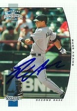 Russ Adams autographed Baseball Card 2005 Donruss Team Heroes #440 rookie