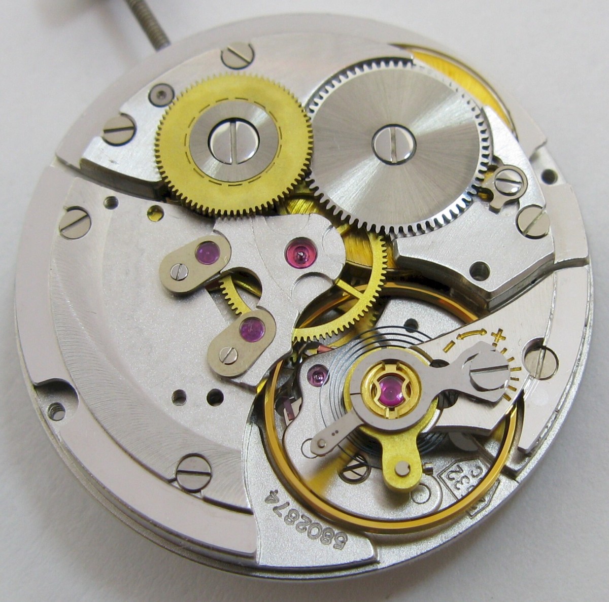 Zenith 2532 PC automatic watch incomplete movement for parts