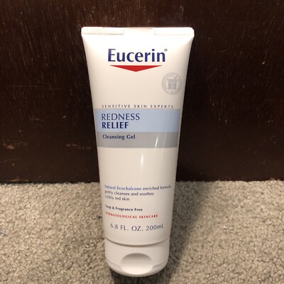 Eucerin Redness Relief Cleansing Gel Fragrance Free for Sensitive Skin 6.8oz
