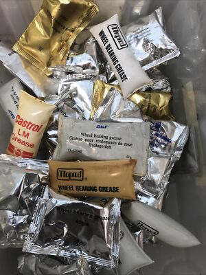 5 BEUTEL GEMISCHTE RADLAGERFETT BEUTEL DURCHSCHNITTLICH 40 GM OEM EX LAGERSÄTZE