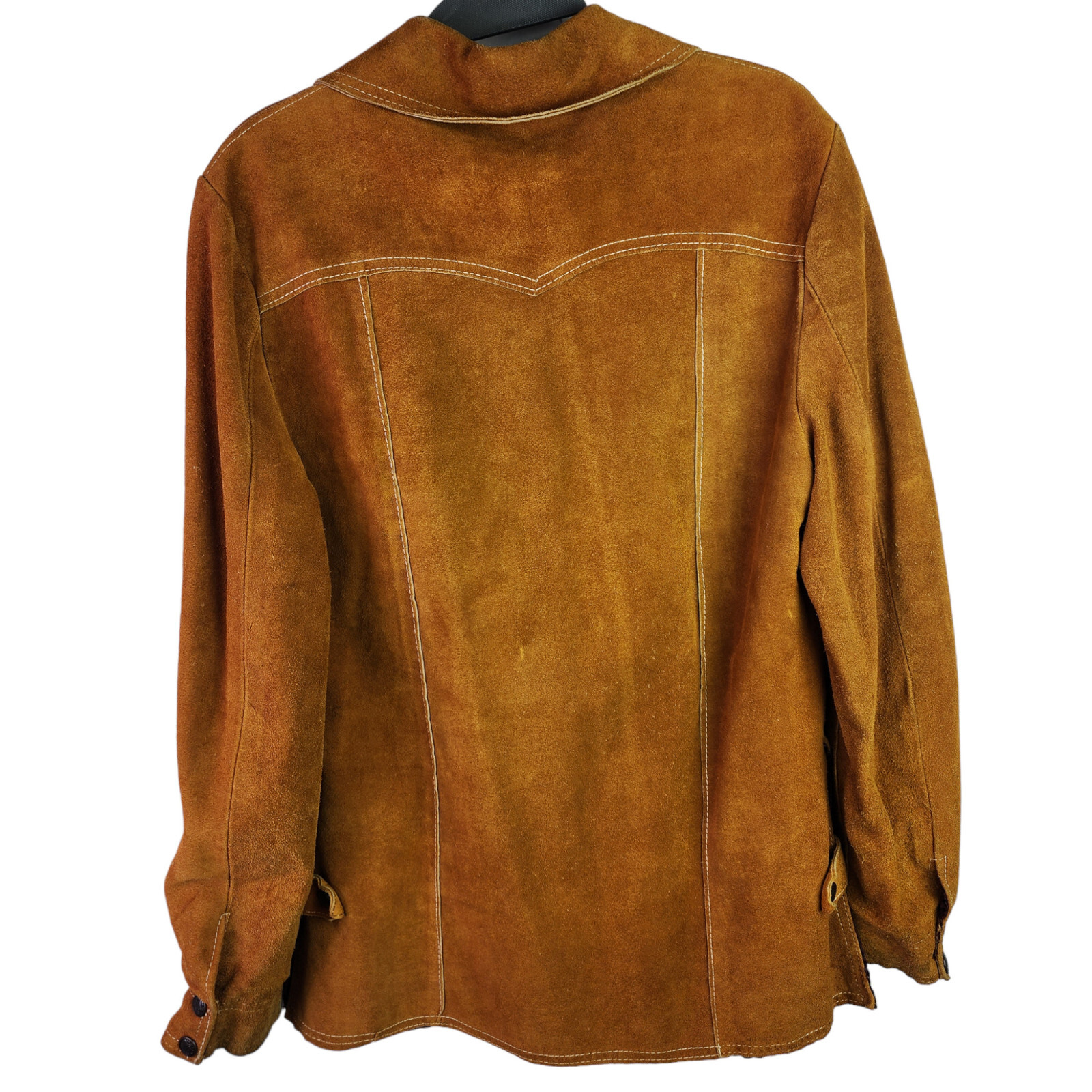 Vintage 1970s Joker Suede Rancher Jacket Western Styling Lined Huga 320319