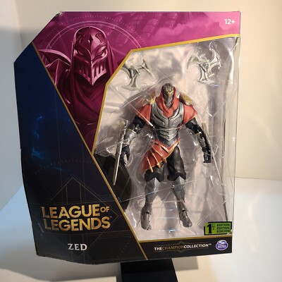 NEW Spin Master 6062261 League of Legends ZED 6'' Figure with Accessories