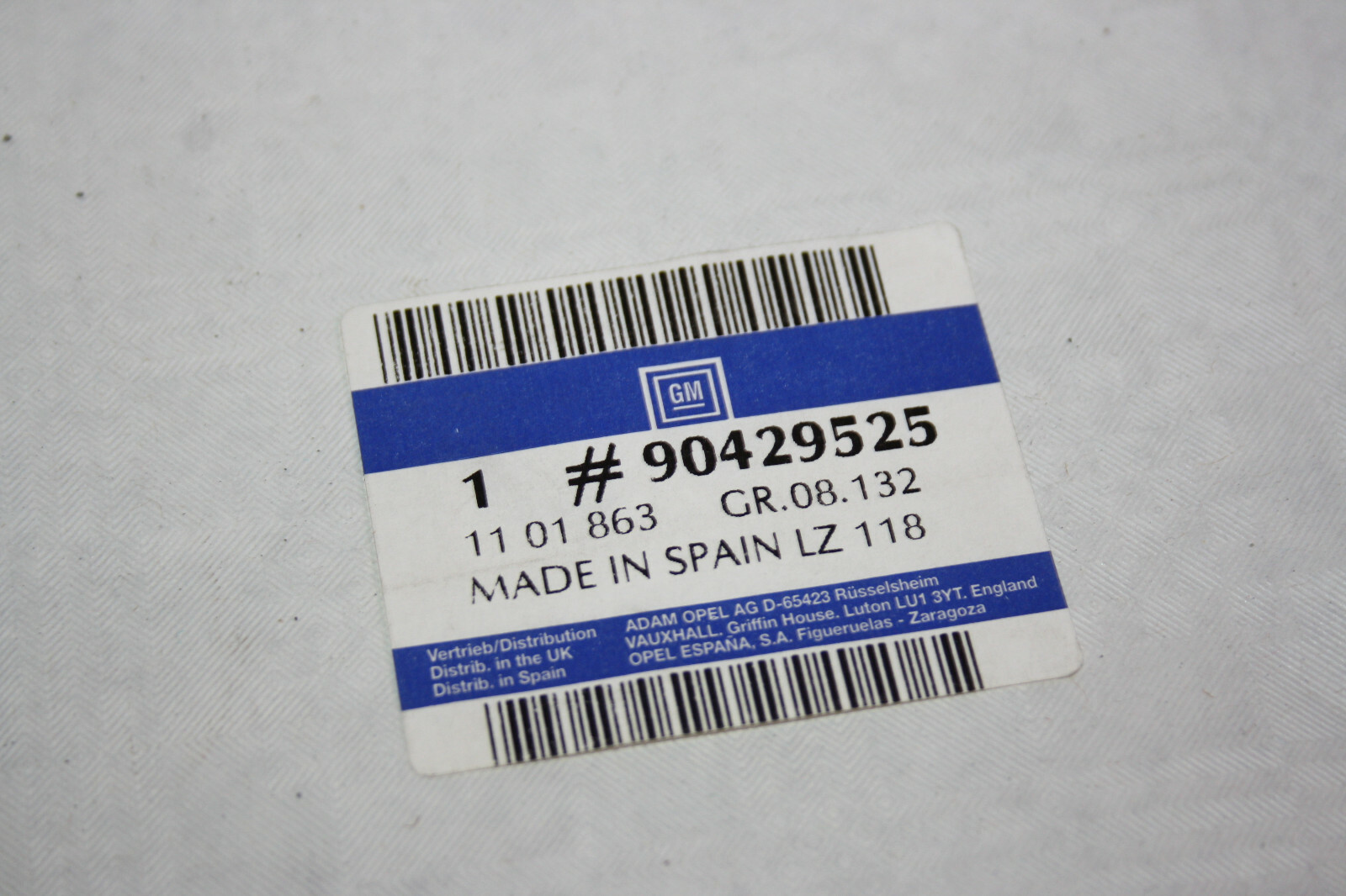 Orig. Opel Corsa B GSI Blende 90429525 Radausschnitt vorn links 