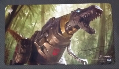 Grimlock Dinobot MTG Play Mat Transformers Playmat Double Sided