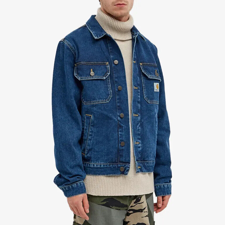 Buy Carhartt WIP OG Detroit Jacket Stone Washed Blue