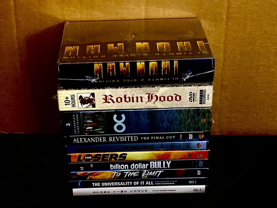 10 Action / Documentary DVD Lot! Includes LE Iron Man DVD + 2 Box Sets BRAND NEW - Image 3 of 4