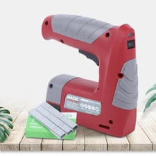 Electric Nail Gun Staple Gun Cordless Stapler Nailer Heavy Duty Woodworking Tool