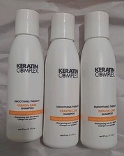 Keratin Complex Smoothing Therapy Shampoo 3oz Travel Size 3 Pack NEW