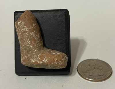 Ancient Oaxacan Human Leg Effigy Artifact Zapotec or Mixtec former Museum Piece