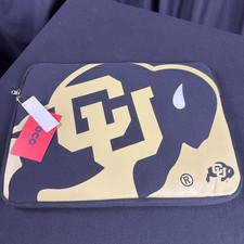 FOCO Colorado Buffalos NCAA Official 15" Inch Colorblock Logo Zipper