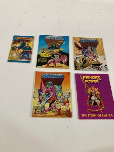 Vintage Comic Books Including Masters of The Universe, Princess Power & Superman