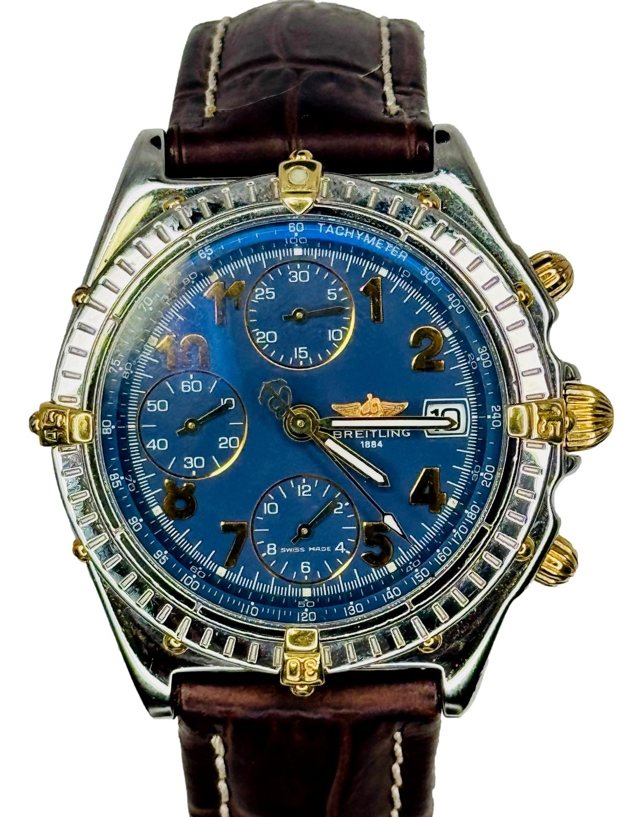 Breitling Chronomat Chronograph Blue Dial Automatic B13050.1 Watch
