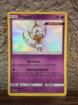 Poipole SV19/SV94 Rare Shiny Hidden Fates Shiny Vault Pokemon Near Mint