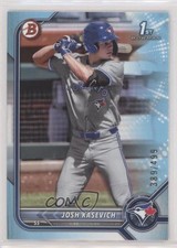 2022 Bowman Draft Sky Blue 389/499 Josh Kasevich #BD-45 0jv5