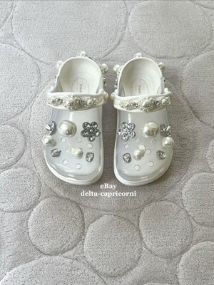 SIMONE ROCHA x CROCS Classic Clog Translucent/Chalk Pantoletten 36 210144-0WV