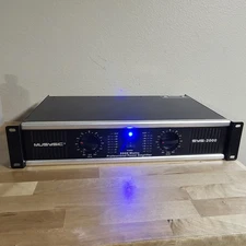 MUSYSIC 2 Channel Power DJ Amplifier 2000W Amplifier 2U Rack Mount Amp Stereo