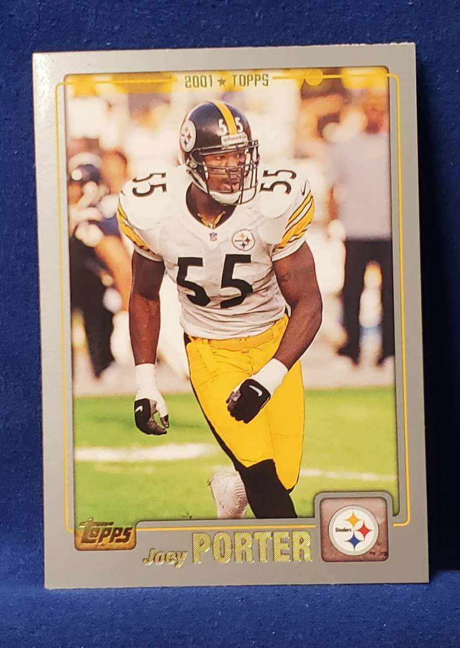 2001 Topps - Joey Porter #56 (RC) Pittsburgh Steelers NFL Colorado State Rams