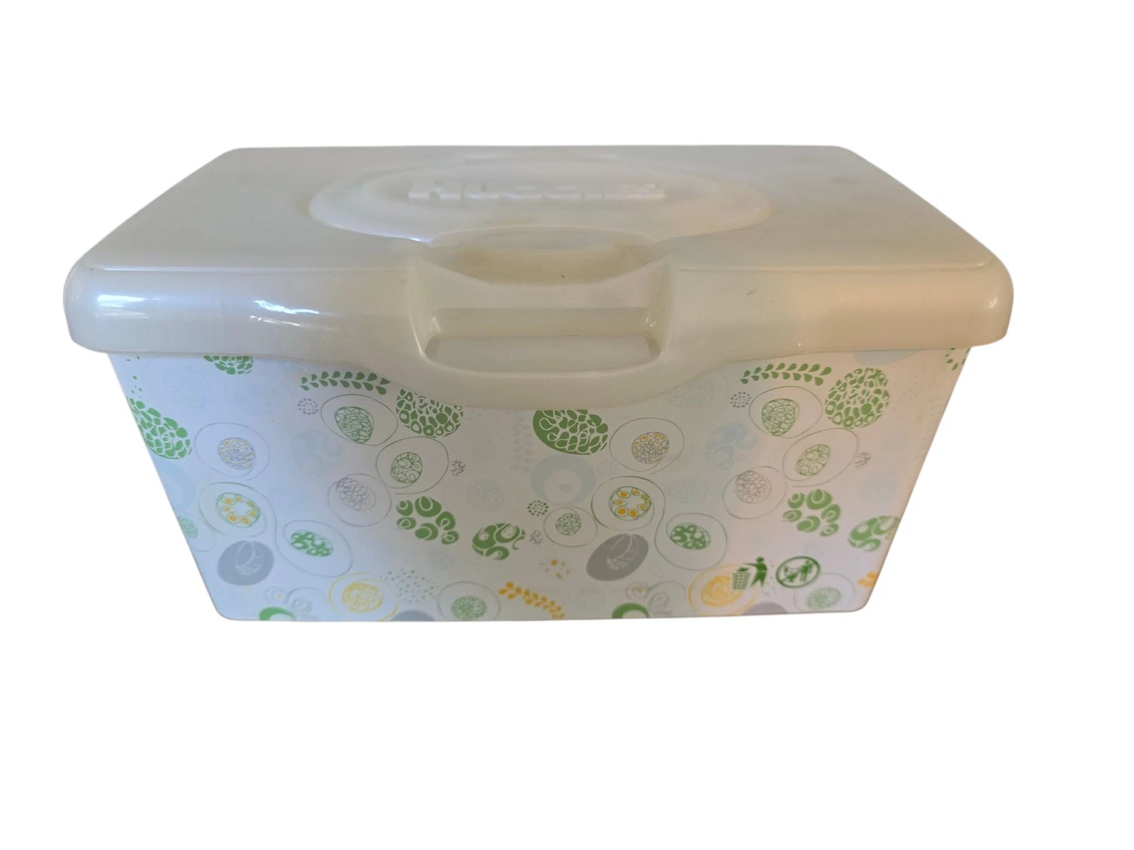 Huggies EMPTY Baby Wipes Nature Pattern Dispenser Container