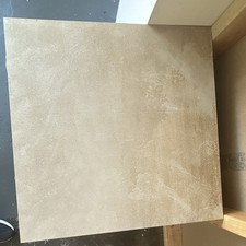 £4.80 per tile!!!  X 53  Beige Ceramic Matt Stone-Look 60x60cm Floor/Wall Tile