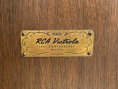 RCA 1942 Anniversary Phonogragh Radio Console Model V-215 | eBay