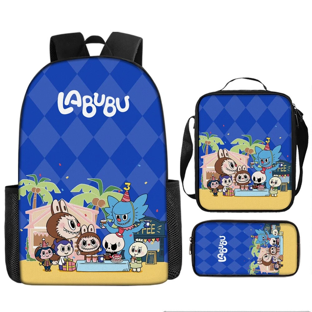 Labubu Backpack Set, Back to School Gift for Kid