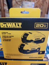 DEWALT DCB205-2 20V MAX Premium Lithium-Ion 5.0Ah Battery Pk 2 Pack 2026 Date
