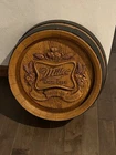 Vintage Miller High Life Beer Barrel Keg Bar Sign 6” x  18”