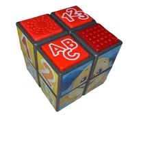 Fisher-Price Laugh & Learn Baby Learning Toy Puppy's Activity Cube with Light...
