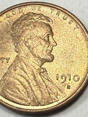 1910-S LINCOLN CENT- BU RED (UPGRADE THAT SPOT IN YOUR SET) RARE IN THIS GRADE🔥