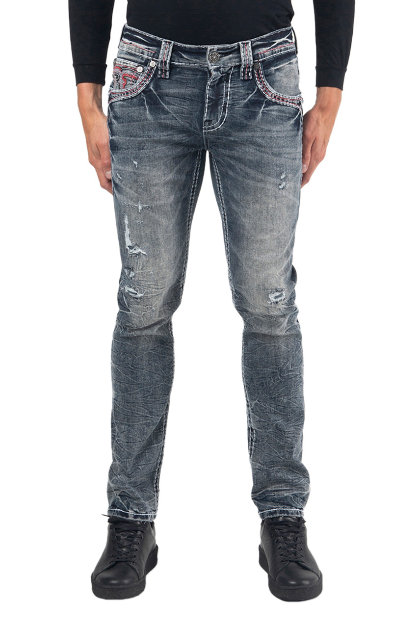 Мужские прямые джинсы Rock Revival Arlo A201R Alt