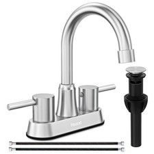 Bathroom Faucets Bathroom Faucet 3 Hole Bathroom Sink Faucet Faucet for Sink 4