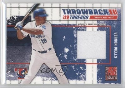 2003 Donruss Elite Throwback Threads 62/250 Vernon Wells #TT-44 0v1