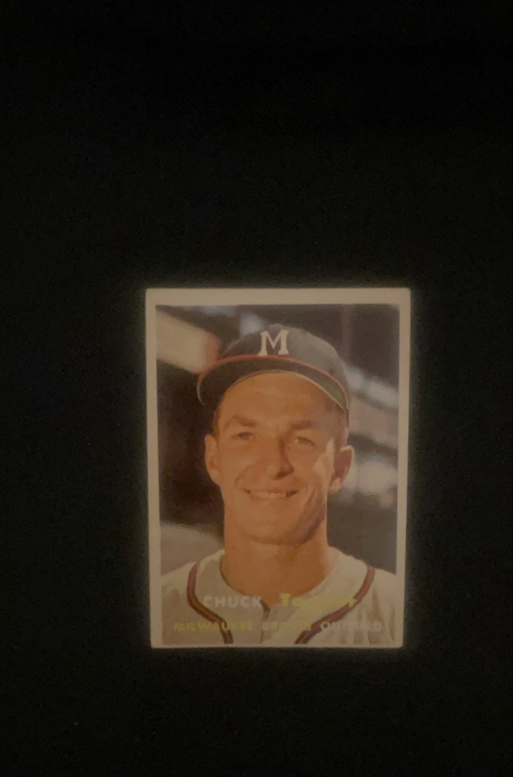 1957 Topps - Chuck Tanner #392