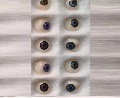 Dr. Bawa Prosthetic Artificial Eye Human Color Collection 10 Stück Mix Color