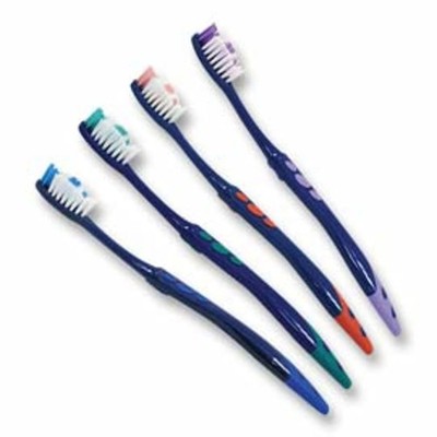 Dr. Fresh Pre-Pasted Disposable Toothbrush Soft Straight Assorted 72/Box Multi