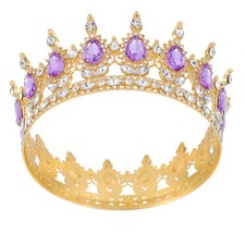 Rhinestone Headband Pageant Adult Birthday Crowns for Women