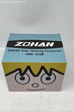 Assorted Lot Of 3 Zohan Blue White Multiple Kids Hearing Protector Earmuffs