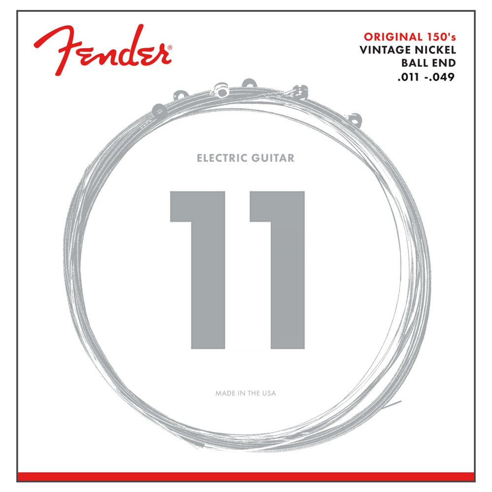 Fender Original 150's Pure Nickel Electric Guitar Strings (.011 - .049)
