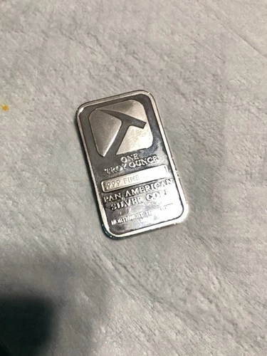 Pan American Silver 1 Ox Bar Having Passed All Purity Tests Including Chemical