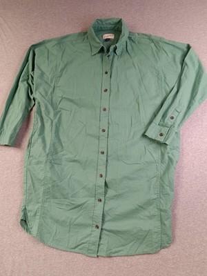 Universal Thread Shirt Dress Size Small Green Long Sleeve Button Up Pockets