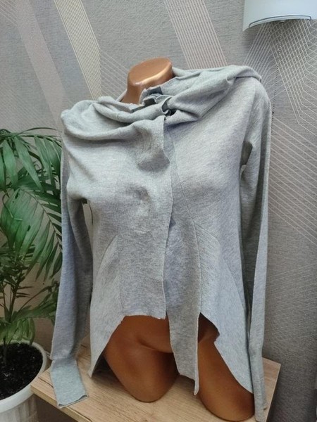 Women AllSaints Sweater Grey 34 / XS / 42