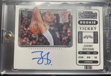 Jeremy Sochan Autograph NBA Card